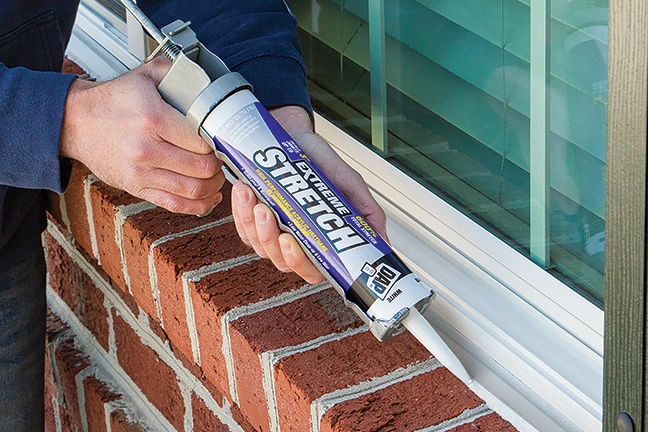 extreme stretch sealing a window