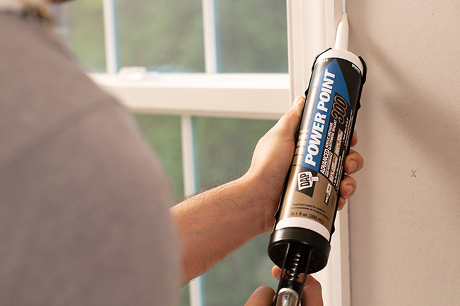 caulking window trim