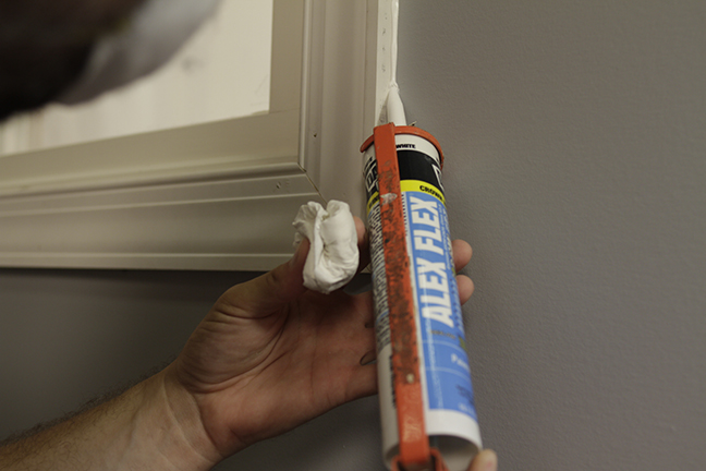 alex flex sealing a window